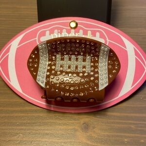 Piper K sparkly football hair clip​